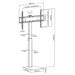 SUNNE by Elite Screens stojan pro LCD a TV 37 - 70"/ max. 40 kg/ ocelový LDT-37-70