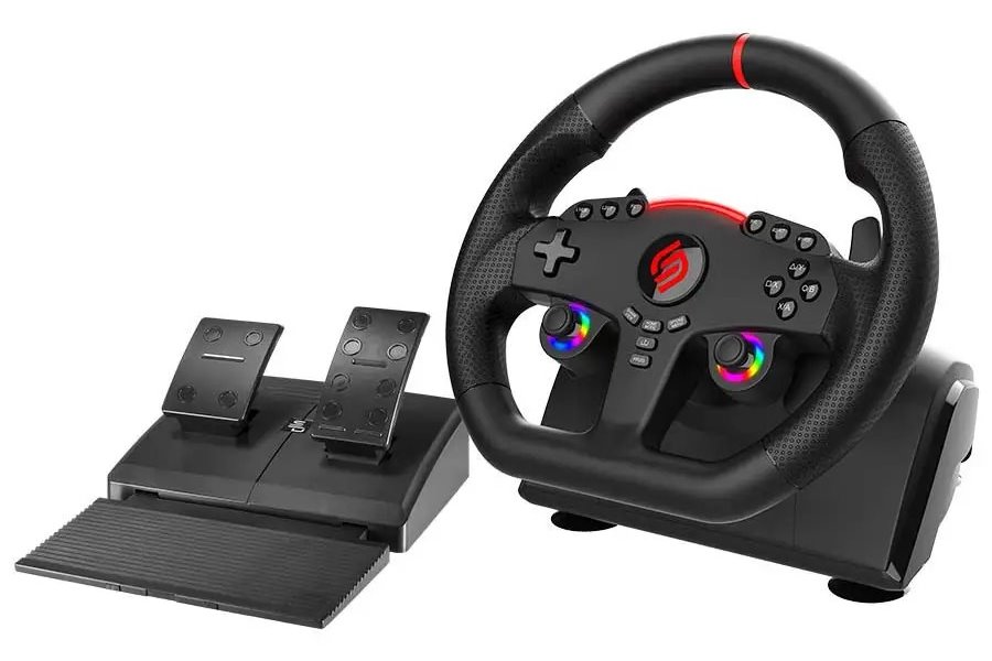 SUPERDRIVE Sada volantu a pedálů 270 GT/ PS4/ Xbox One/ Switch 1+2/ PC SA5721-1