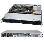 Supermicro Chassis CSE-813MF2TQC-R804CB, 1U, 4 x 3.5" hot swap bays, 1 x FHFL expansion slot, 800W Platinum RPS