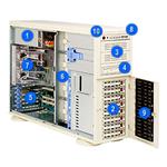 Supermicro® CSE743-TQR-760B Tower/4Uchassis CSE743TQR760B