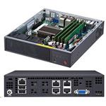 Supermicro SuperServer E200-9A - Server - Mini-1U - 1-směrný - 1 x Atom C3558 - RAM 0 GB - bez HDD SYS-E200-9A