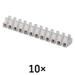 Svorkovnica 12×10,0 mm biela 8595025359063