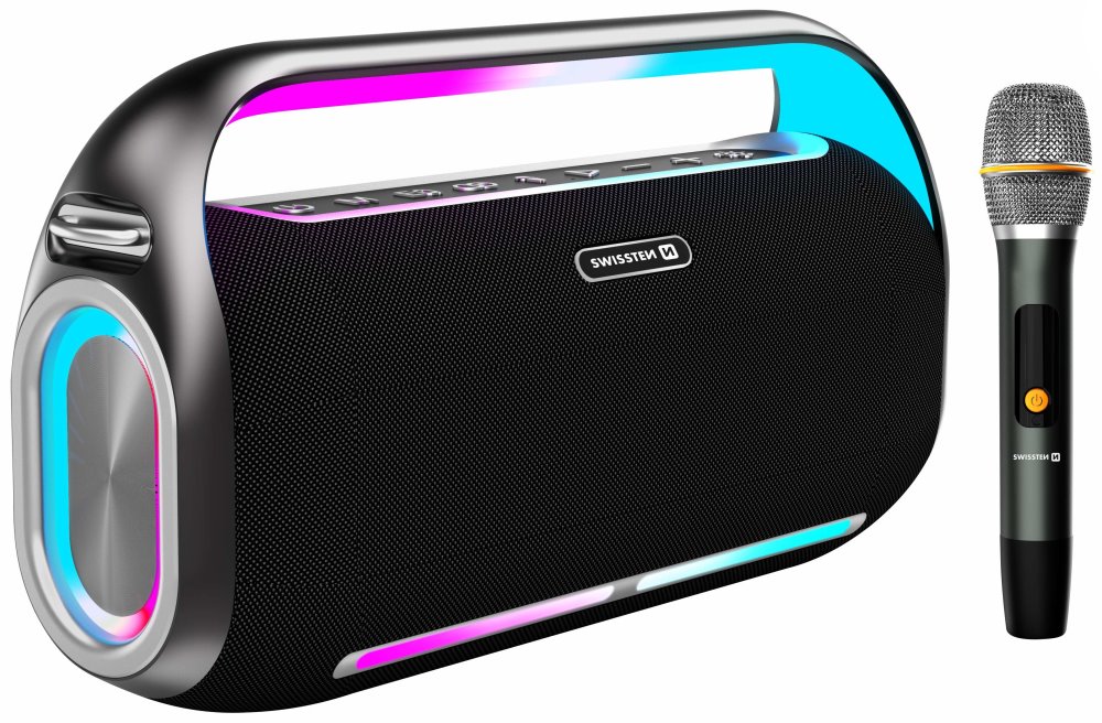 SWISSTEN BLUETOOTH REPRODUKTOR HARMONY 200W ČERNÝ 52109020