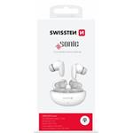 SWISSTEN BLUETOOTH TWS SLUCHÁTKA SONIC BÍLÁ 54400210