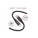 SWISSTEN DATA CABLE USB / USB-C TEXTILE 3,0M BLACK 71531010