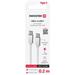 Swissten Datový Kabel Textile USB-C / USB-C 0,2m Stříbrný 71527209