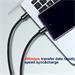 Swissten Datový kabel Textile USB-C / USB-C 0,5 m černý 71521113