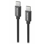 Swissten Datový kabel Textile USB-C / USB-C 0,5 m černý 71521113