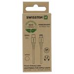 Swissten datový kabelusb-c/lightning bílý 1,2m (eco balení) 71505301ECO