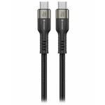 Swissten datový video kabel USB 4.0, USB-C, 240w, 8k@60hz, 40 gb/s, TB3 & TB4, 0,5 m černý 72501203
