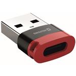 Swissten Nabíjecí Adaptér S Blokací Dat Dataguard USB-A / USB-C Černý 73501221