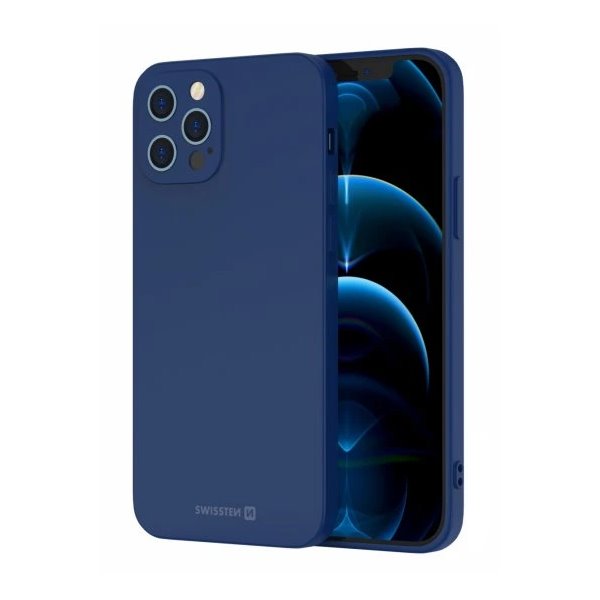 Swissten pouzdro soft joy pro apple iphone 16 pro max modré 34500384