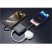 Swissten Power bank 10000 mAh s integrovanými kabely - USB-C, A, Lightning / vesmírně stříbrná 22013939
