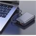 Swissten Power bank 20000 mAh 45W s integrovaným kabelem USB-C / vesmírně stříbrná 22013976
