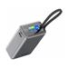 SWISSTEN POWER BANK CESTOVNÍ 25000 mAh (96.25Wh) 100W S INTEGROVANÝM KABELEM USB-C ŠEDÁ 22013977