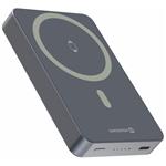 Swissten Power Bank Fusion 10000 mAh S Nabíjením Apple Watch (Kompatibilní S Magsafe) Stříbrná 22013983