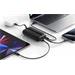 Swissten Power bank VOLTBOX 35W 10000 mAh s integrovanými kabely - USB-C, A, Lightning / černá 22013936