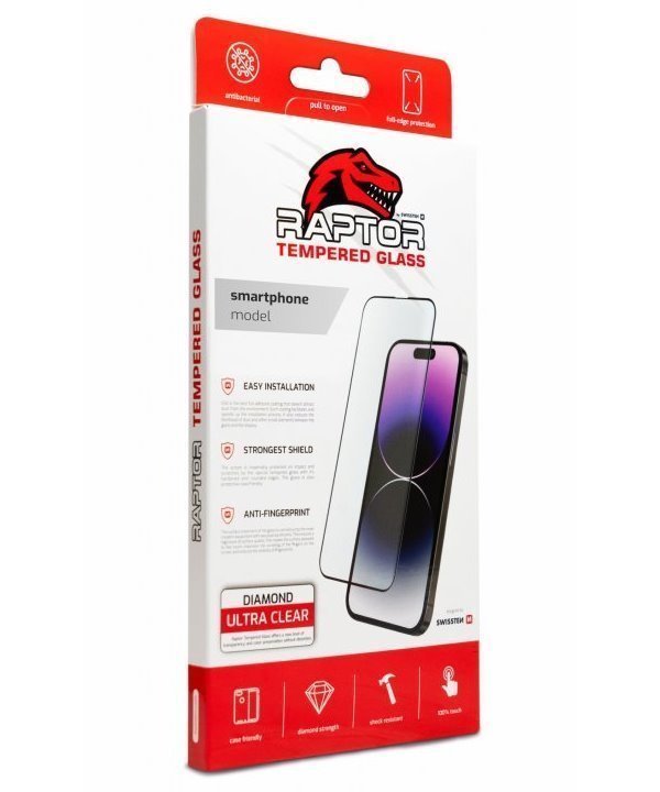 Swissten Raptor průhledné 3D temperované sklo pro iPhone 17 84501860
