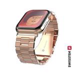 SWISSTEN REMÍNEK PRO APPLE WATCH KOVOVÝ 38-40 mm RUŽOVO ZLATÝ 46000303