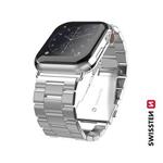 SWISSTEN REMÍNEK PRO APPLE WATCH KOVOVÝ 38-40 mm STRÍBRNÝ 46000302