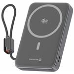 Swissten Semi-Solid Power Bank 10000 mAh, 45 W s integrovaným kabelem USB-C (Qi2.2, 25 W, kompatibilní s MagSaf 22013987