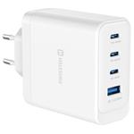 Swissten Síťový Adaptér Core GaN 2x USB-C PD 100W + 1x USB-C PD 20W + 1x USB-A QC 30W QC Bílý 22071610