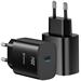Swissten Síťový Adaptér Edge GaN 1x USB-C PD 20W Černý 22071710