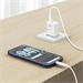 Swissten Síťový Adaptér Edge GaN 1x USB-C PD 25W + 1x USB-A 18W QC Bílý 22071715