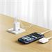 Swissten Síťový Adaptér Edge GaN 1x USB-C PD 45W + 1x USB-A 18W QC Bílý 22071718