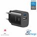 Swissten Síťový Adaptér Edge GaN 1x USB-C PD 45W + 1x USB-A 18W QC Černý 22071719