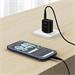 Swissten Síťový Adaptér Edge GaN 1x USB-C PD 45W + 1x USB-A 18W QC Černý 22071719
