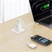 Swissten Síťový Adaptér Edge GaN 2x USB-C PD 65W + 1x USB-A 18W QC, Pro UK Zásuvku Bílý 22045103
