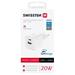 SWISSTEN SÍŤOVÝ ADAPTÉR GaN 1x USB-C 20W PD A 1x USB-A 18W QC BÍLÝ 22071100