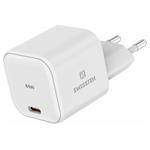 Swissten Síťový Adaptér GaN 1x USB-C 65W PD Bilý 22037020