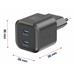 Swissten síťový adaptér gan 2x usb-c 20w power delivery černý 22070510