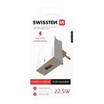 SWISSTEN SÍŤOVÝ ADAPTÉR PRO HUAWEI SUPER FAST CHARGE 22,5W BÍLÝ 22049800
