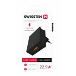 SWISSTEN SÍŤOVÝ ADAPTÉR PRO HUAWEI SUPER FAST CHARGE 22,5W ČERNÝ 22049700