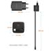 Swissten Síťový Adaptér Slidecharge GaN 30W, 1x USB-A 18W Se Zatahovacím USB-C Kabelem 0,75m Černý 22070202
