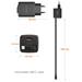 Swissten Síťový Adaptér Slidecharge GaN 45W, 1x USB-A 18W Se Zatahovacím USB-C Kabelem 0,75m Černý 22071340