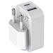 Swissten Skládací síťový adaptér FoldCharge GaN 1× USB-C 20 W + 1× USB-A 18 W QC bílý 22071741