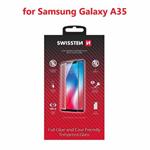 SWISSTEN SKLO FULL GLUE, COLOR FRAME, CASE FRIENDLY PRO SAMSUNG GALAXY A35 ČERNÉ 54501848