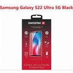 SWISSTEN SKLO FULL GLUE, COLOR FRAME, CASE FRIENDLY SAMSUNG S908B GALAXY S22 ULTRA 5G ČERNÉ 54501813