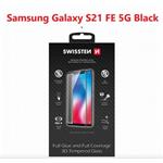 SWISSTEN SKLO ULTRA DURABLE 3D FULL GLUE GLASS SAMSUNG GALAXY S21 FE 5G ČERNÉ 64701898