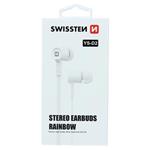 SWISSTEN SLUCHÁTKA EARBUDS RAINBOW YS-D2 BÍLÉ 51106001