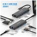 Swissten usb-c hub 8-in-1 (usb-c 100w, hdmi 4k, lan rj45, 2x usb-a, 1x usb-c 5gbps, sd, micro sd) aluminium 44040203