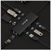 Swissten usb-c hub 8-in-1 (usb-c 100w, hdmi 4k, lan rj45, 2x usb-a, 1x usb-c 5gbps, sd, micro sd) aluminium 44040203