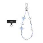SwitchEasy Beaded Wrist Strap + Strap Card - Heart Fluff MPHIPH343HF24
