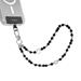 SwitchEasy Beaded Wrist Strap + Strap Card - Onyx Bloom MPHIPH343OB24