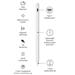 SwitchEasy EasyPencil Pro 3 Stylus Pencil - White GS-811-172-238-12