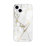 SwitchEasy kryt Marble Case pre iPhone 14 - Champagne White MPH061017CW22